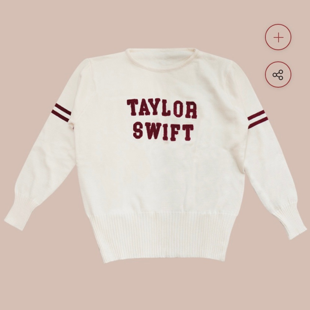NEW Taylor Swift RED Knit Sweater